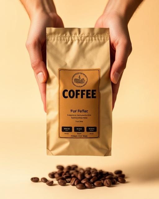 Výběrová zrnková káva v balení