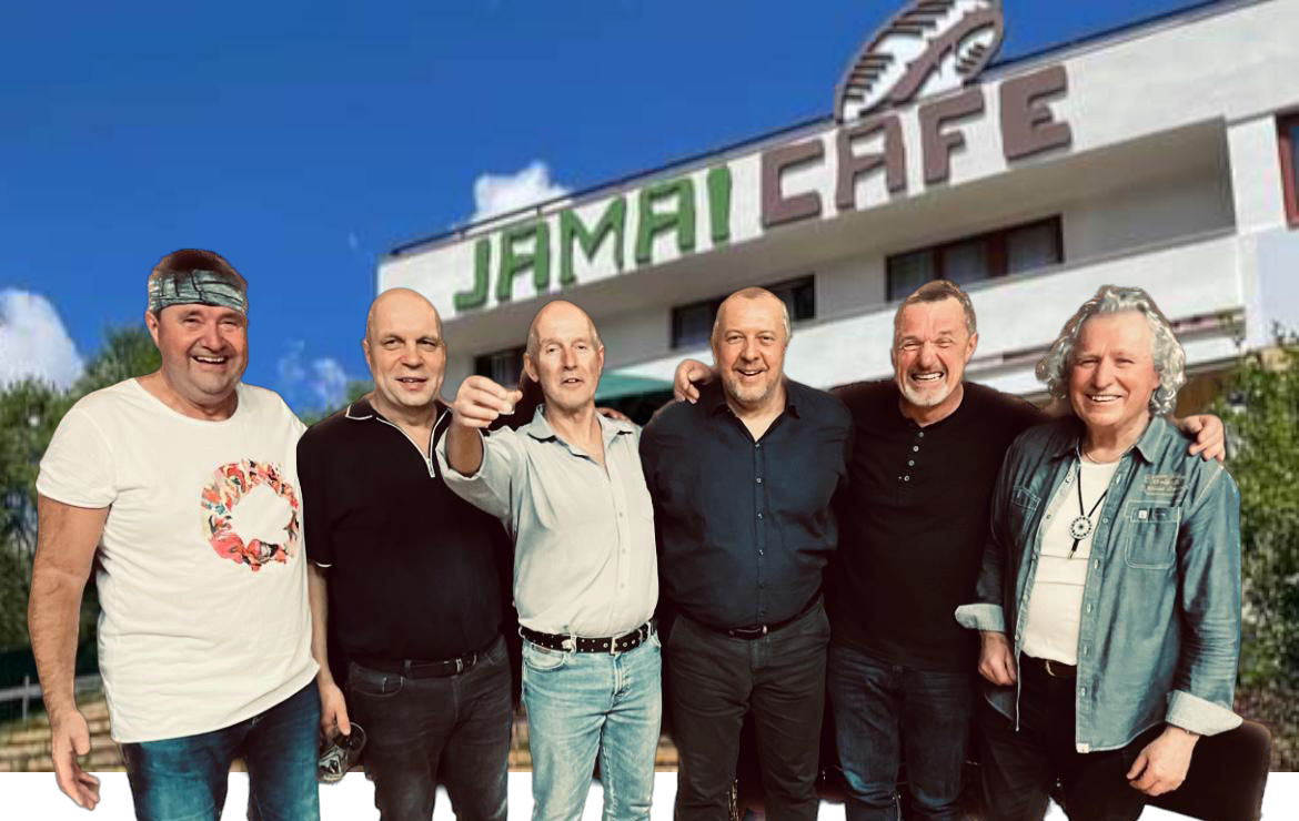 Večer na Jamai Cafe U Přehrady s kapelou DOKTOŘI, 8.6.2023!