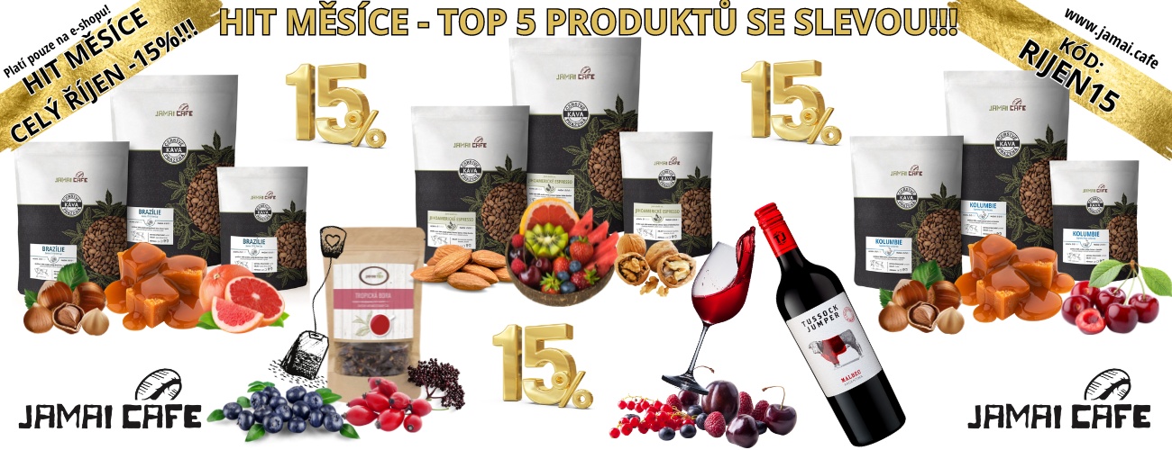 HIT MĚSÍCE – aneb TOP 5 produktů se slevou 15% na celý říjen!